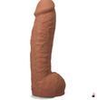 Фалоімітатор Doc Johnson The Realistic Cock ULTRASKYN 12 Inch Hung with Balls Caramel