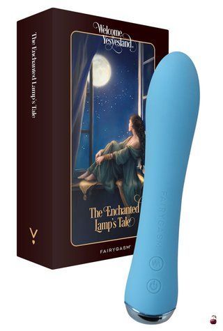 Вібратор FairyGasm WowGenie, блакитний SX0653 фото