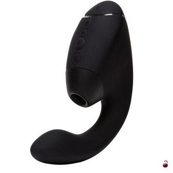 Вакуумний стимулятор клітора Womanizer Next Duo, чорний SX3866 фото