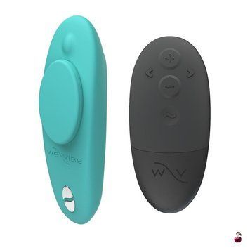 Вібратори We-Vibe Moxie+ Aqua, смарт-вібратор у трусики з оновленим пультом SO7145 фото