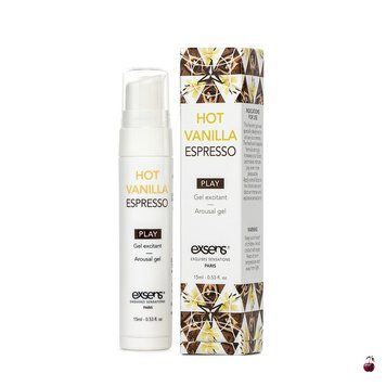 Стимулювальний гель Exsens Kissable Hot Vanilla Espresso 15мл, їстівний, охолоджувальний, 15 мл SO2368 фото