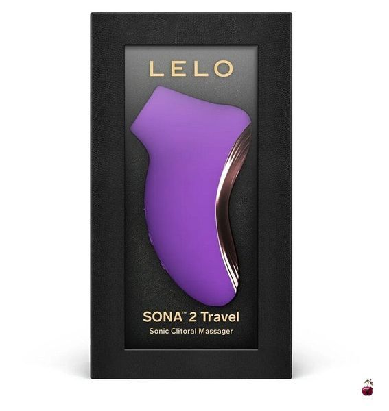Вакуумний стимулятор клітора Lelo Sona 2 Travel, пурпуровий SX0698 фото