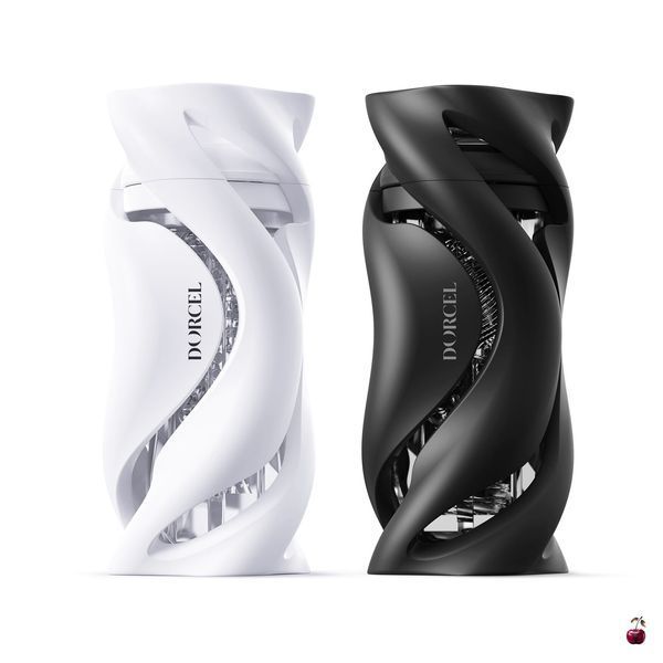 Мастурбатор Dorcel DEEP BLOW BLACK, еластомер, подвійне використання SO7378 фото