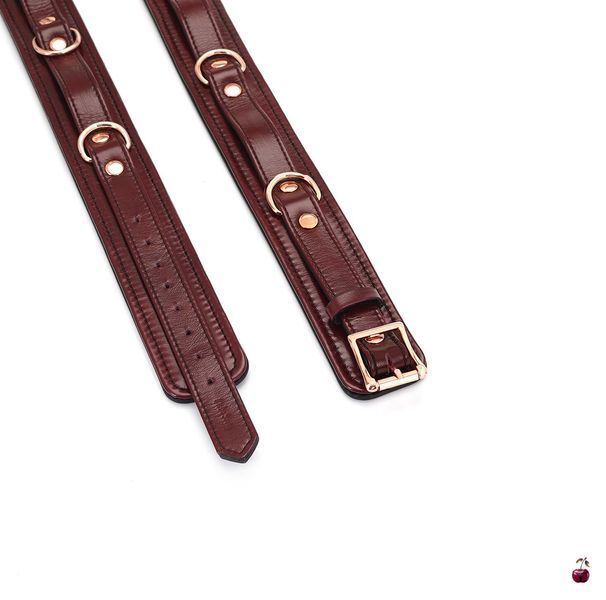 Фіксатор Liebe Seele Wine Red Thigh Cuffs SO9454 фото