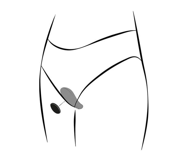 Магнітна кліпса We-Vibe Magnetic Clip, чорна 606400 фото