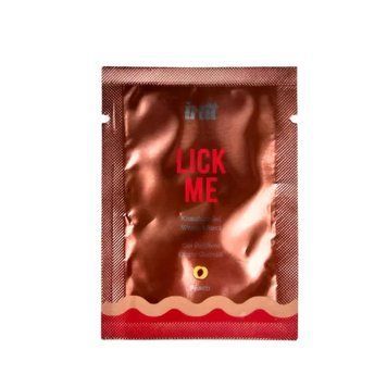 Їстівний лубрикант Intt Lick Me Peach зі смаком персика, 2 мл 16318 /САШЕТ фото