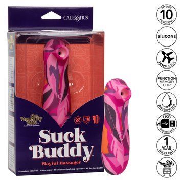 Вакуумний стимулятор клітора Naughty Bits Suck Buddy CE14723 фото