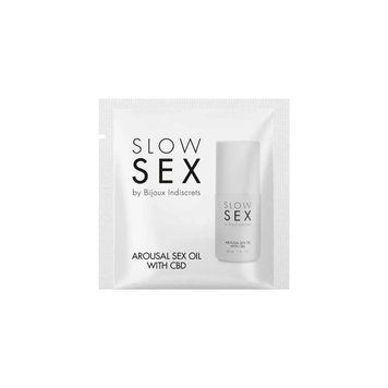 Масажна олія для еротичного масажу Bijoux Indiscrets CBD Slow Sex M0543 фото