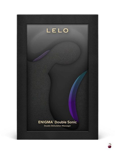 Вібратори Lelo Enigma Double Sonic Black, кліторально-вагінальний звуковий стимулятор SX2554 фото