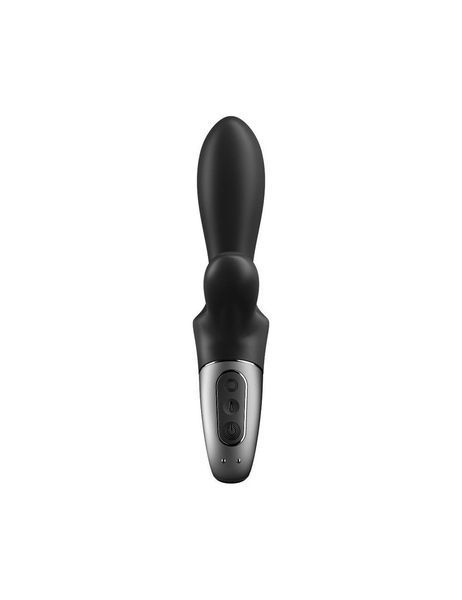 Універсальний смарт-вібратор Satisfyer Heat Climax + з підігрівом, чорний SO6091-R фото