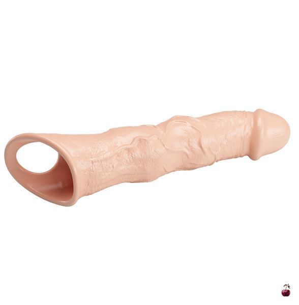Насадка на пеніс Pretty Love Extension, 28 см, бежева BI-026280 фото