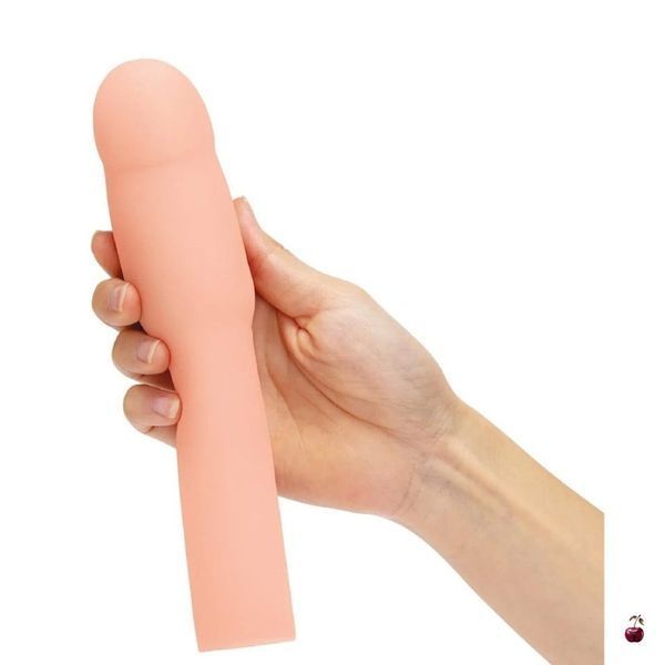 Насадка на пеніс Size-Up Penis Extender з 3 кільцями, бежева SU10646 фото