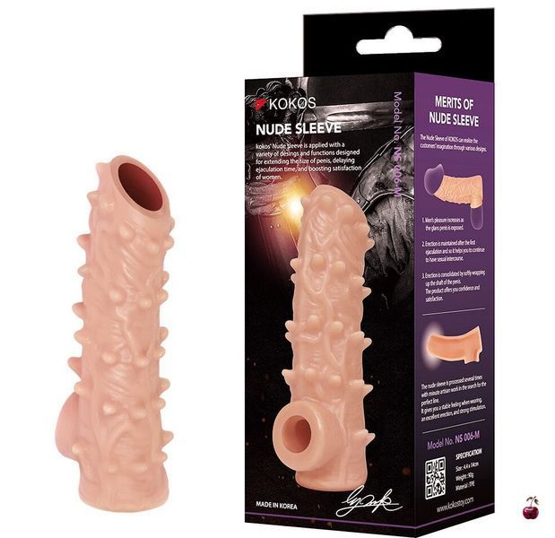 Насадка на член Kokos Nude Sleeve NS 006 M SX1481 фото