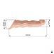 Насадка на пеніс Pretty Love Extension, 28 см, бежева BI-026280 фото 18