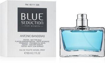 Antonio Banderas Blue Seduction woman 80 мл туалетна вода тестер для жінок 10732 фото