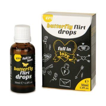 Стимулювальні засоби та пролонгатори ERO Butterfly Flirt Drops, 30 мл HOT77111 фото