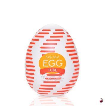 Мастурбатори Tenga Egg Tube, рельєф з поздовжніми лініями SO5497 фото