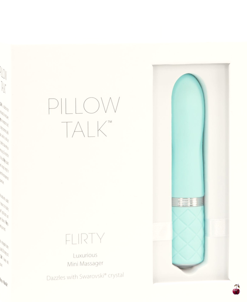 Вібратор Pillow Talk Flirty Teal з кристалом Swarovski SO2726 фото