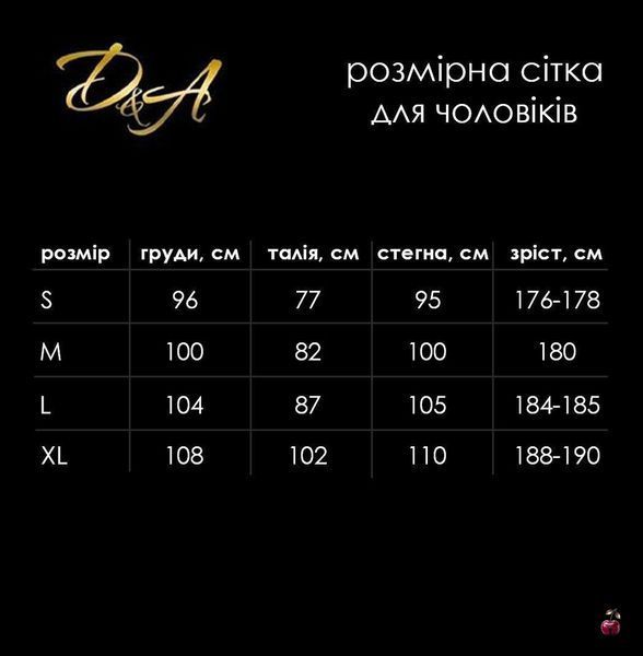 Чоловіче сітчасте боді D&A, M, короткий рукав SO9571 фото