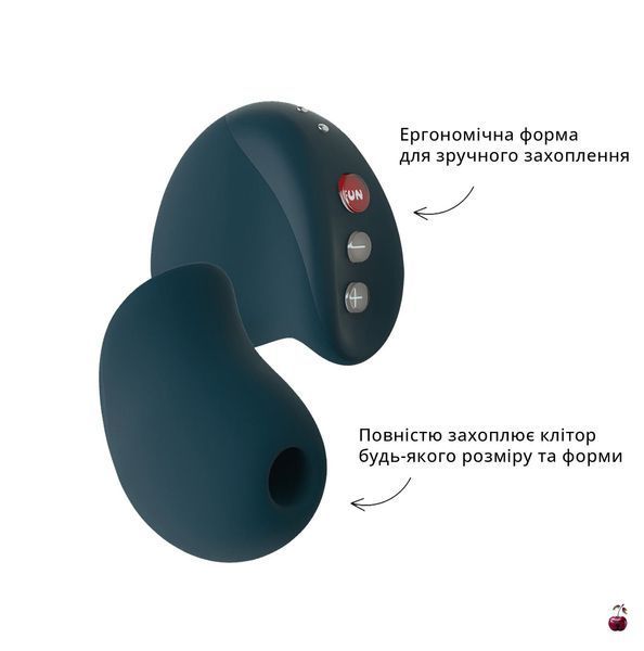 Вібратори Fun Factory MEA velvet green: вакуумна стимуляція Magnetic Wave SX0915 фото