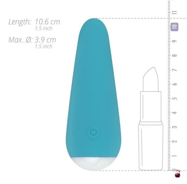 Кліторальний вібратор Cala Azul Julia Mini Vibrator, ніжний SO8883 фото
