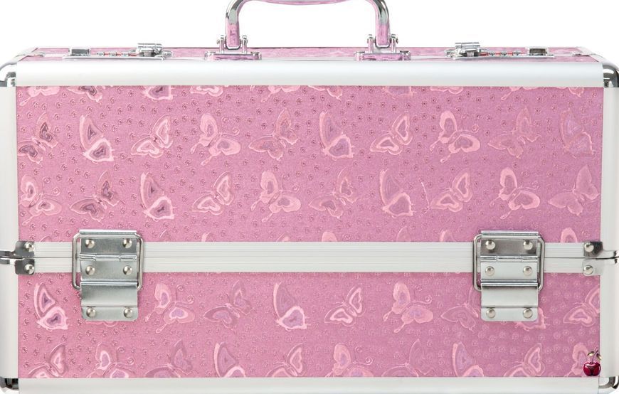 BMS Factory Large Lokable Vibrator Case Pink, кодовий замок SO8900 фото
