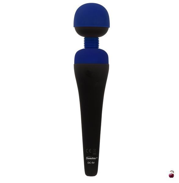 Вібромасажери PalmPower Recharge Blue, перезаряджуваний, з гнучкою головкою SO8901 фото