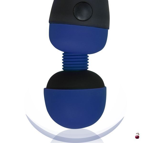 Вібромасажери PalmPower Recharge Blue, перезаряджуваний, з гнучкою головкою SO8901 фото