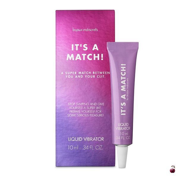 Рідкий вібратор Bijoux Indiscrets Clitherapy Liquid Vibrator - IT'S A MATCH SO5910 фото