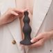 Strap-On-Me Dildo Plug Beads Black S - Каскадна стимуляція SO8982 фото 6