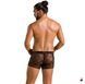 Чоловічі прозорі боксери Passion Short James L/XL Black SO7567 фото 4
