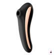 Вакуумний стимулятор Satisfyer Dual Kiss, чорний