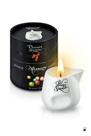 Масажні олії та лосьйони Plaisirs Secrets Bubble Gum (80 мл) у керамічній посудині SO1847 фото
