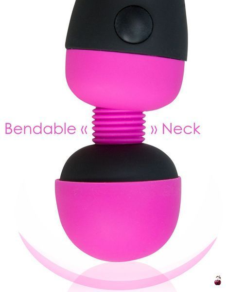 Вібромасажери PalmPower Recharge Pink, з гнучкою головкою, перезаряджуваний SO8902 фото