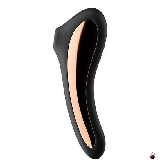 Вакуумний стимулятор Satisfyer Dual Kiss, чорний SO6114 фото