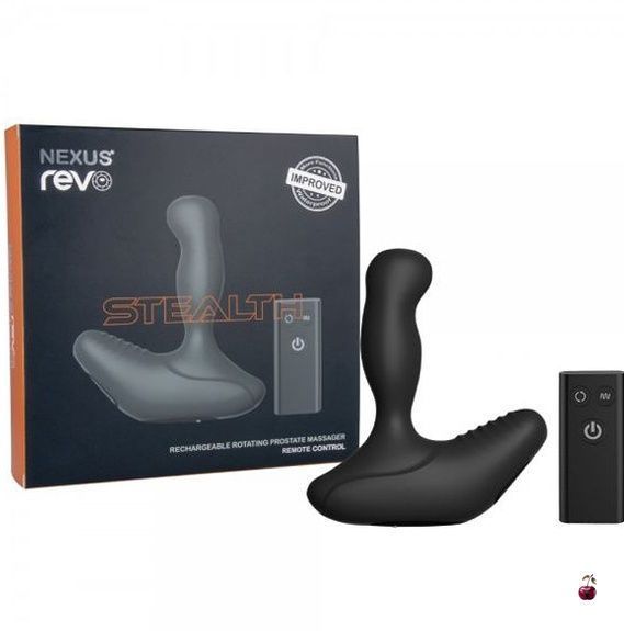 Масажер простати Nexus Revo Stealth з обертальною голівкою та пультом ДК REVOS фото