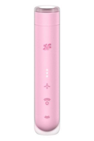 Вакуумний стимулятор Satisfyer First Kiss для клітора, рожевий, 12.5 х 2.5 см SAT78465 фото