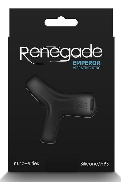 Ерекційне віброкільце NS Novelties Renegade, чорне NS281092 фото