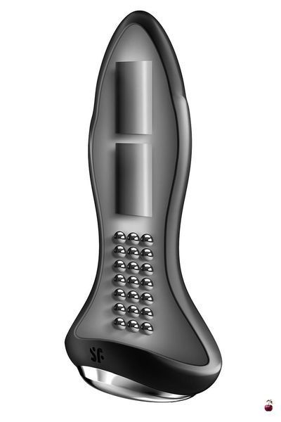 Анальна смарт-вібропробка Satisfyer Rotator Plug 1+ Black з перлинним масажем, преміальний силікон SO6278 фото