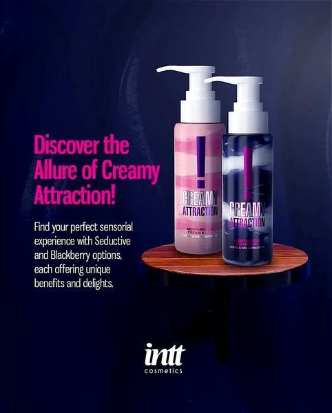 Крем-гель для тіла Intt Creamy Attraction Blackberry, 100 мл IN16387 фото