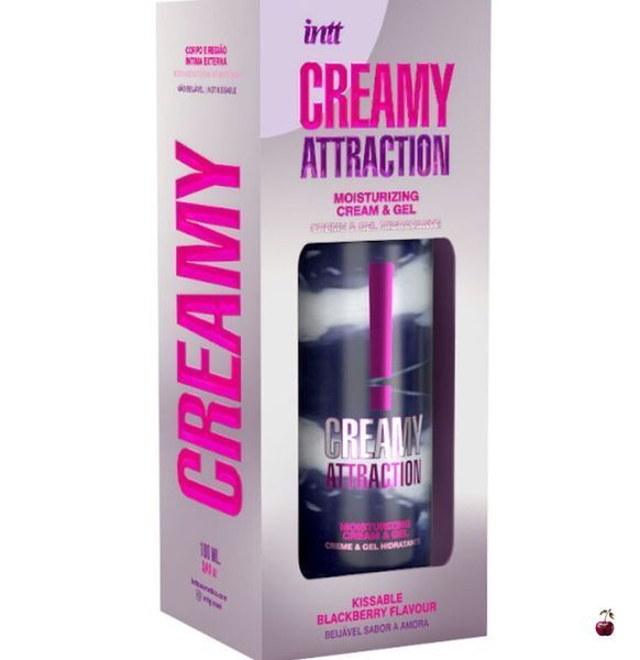Крем-гель для тіла Intt Creamy Attraction Blackberry, 100 мл IN16387 фото