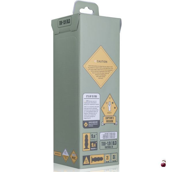Анальні іграшки BUTTR Tactical III Butt Plug SX2199 фото