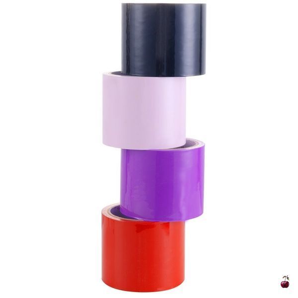 Скотч для бондажу LOCKINK SEVANDA Electrostatic Tape, червоний, 16 м, колір червона SX0889 фото