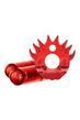 Ерекційне кільце з двома віброкулями Zero Tolerance Flame Thrower червоне, 5 см