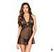 Пеньюар Passion TARANEE CHEMISE, чорний, L/XL EL13801 фото 1