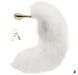 Анальна пробка з хутряним хвостом LOCKINK SEVANDA White Fox-Tail Anal Rose-shape Plug SX0866 фото 4