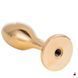 Анальна пробка з хутряним хвостом LOCKINK SEVANDA White Fox-Tail Anal Rose-shape Plug SX0866 фото 5