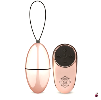 Вібратори Rosy Gold Nouveau Vibrating Egg з пультом керування, рожеве золото SO4592 фото
