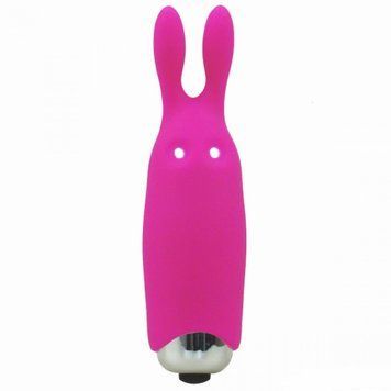 Вібратор Adrien Lastic Pocket Vibe Rabbit, силіконовий AL33421 фото