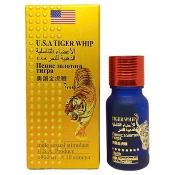 Таблетки для чоловіків USA TIGER WHIP для підвищення потенції, 10 шт TW88098 фото